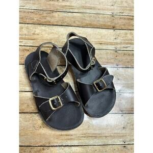 Sun San Brown Surfer Leather Sandals Unisex Toddler Size 9